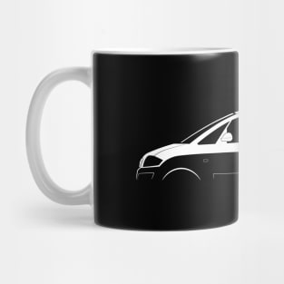 Audi A2 Silhouette Mug